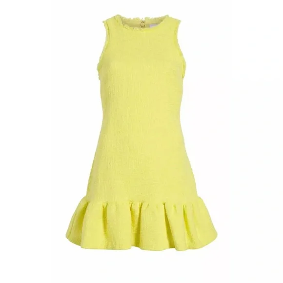 LIKLEY Toni Mini Dress, Size 4, Yellow Cream, $248 - Picture 6 of 9